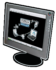 Caliburn FUSION grab on a flatscreen monitor
